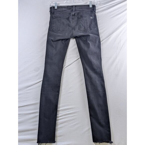 Rag & Bone Jeans Womens Size 25 Distressed Black Legging - Picture 13 of 16